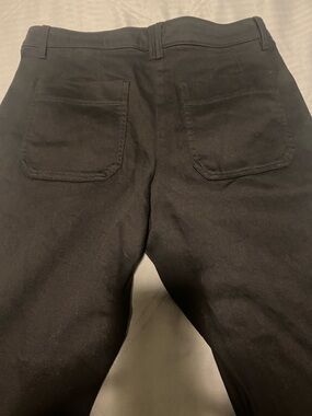 Banana Republic NWOT Black Barrel Leg Pants Size 8 Petite